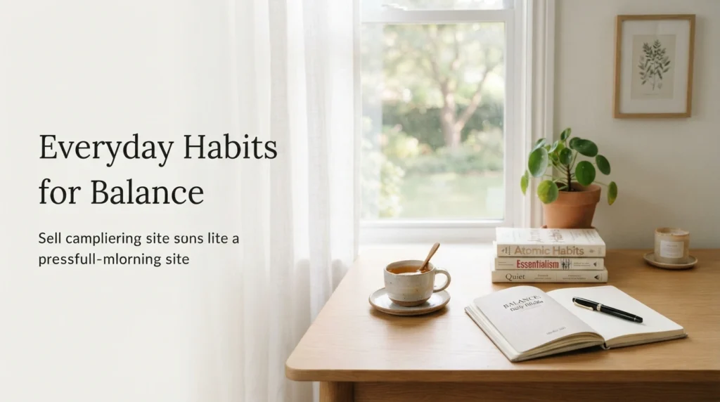 Everyday Habits for Balance